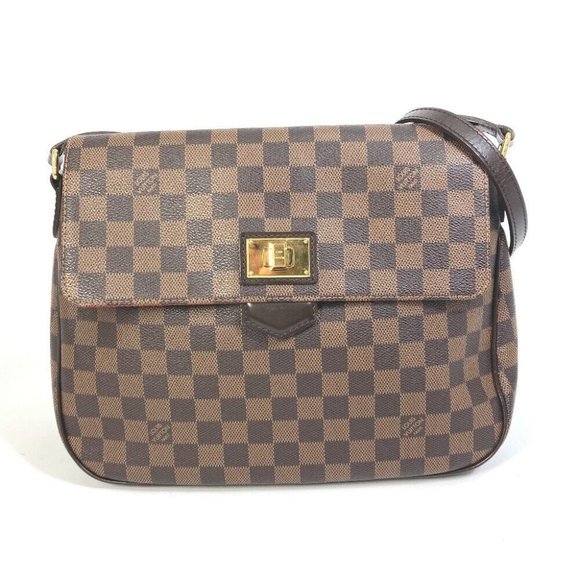 LOUIS VUITTON Damier Busas Roseberry Shoulder Bag Brown/GoldHardware - Picture 1 of 13